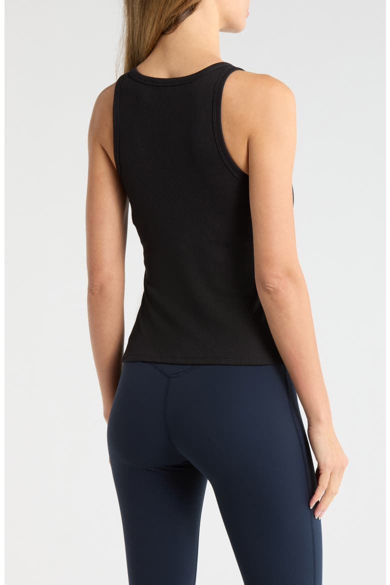 GoWalk® Luxe Rib Tank, Alternate, color, BOLD BLACK