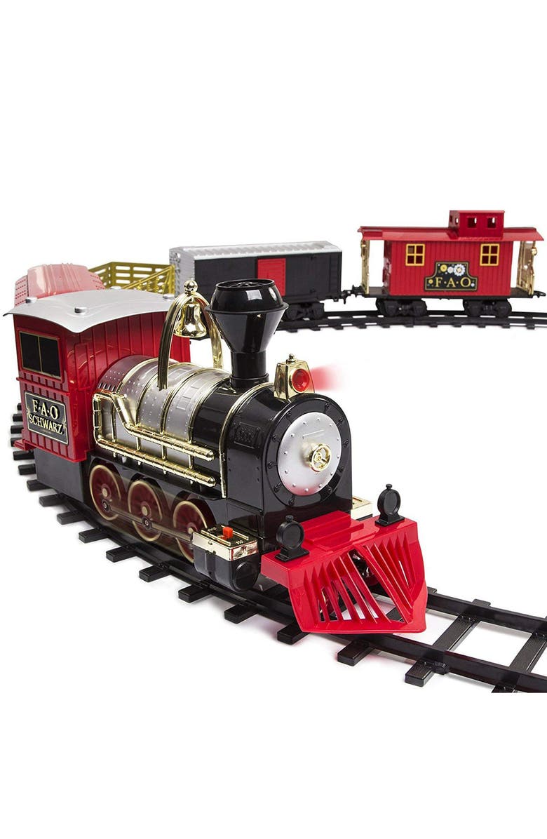 FAO Schwarz 75-Piece Train Set, Alternate, color,