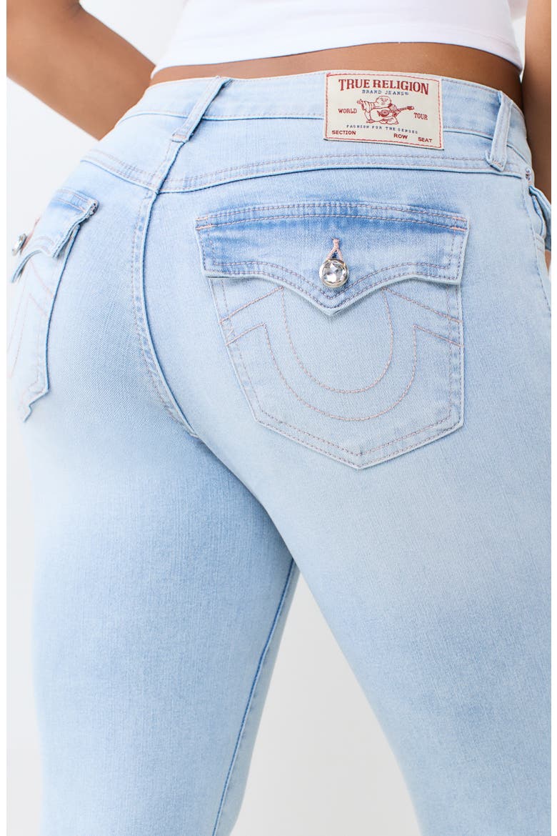Jennie Mid Rise Flap Skinny Jeans, Alternate, color, LIGHT JOURNEY WASH