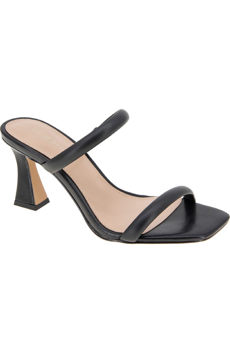 BCBGeneration Rooby Square Toe Sandal, Main, color, Black