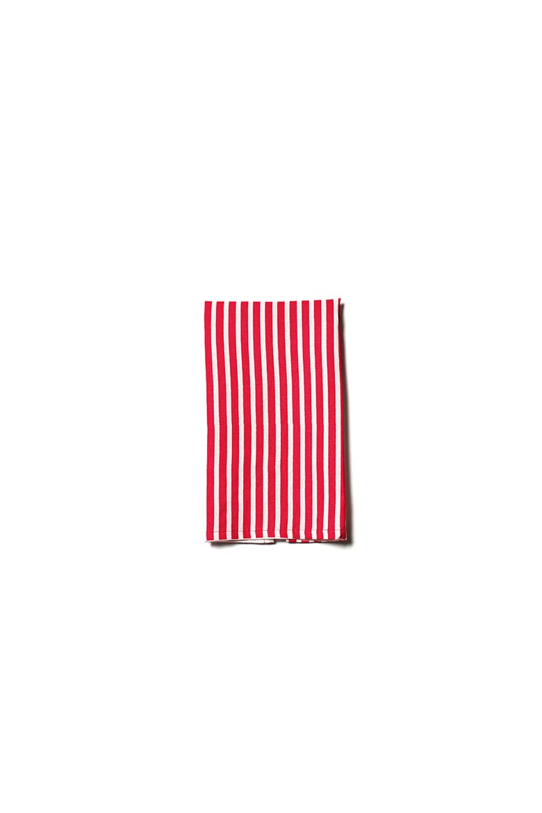 Red Stripe Large Hand Towel, Main, color, Red