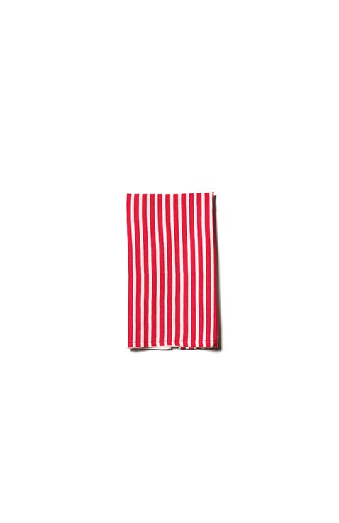 Red Stripe Large Hand Towel