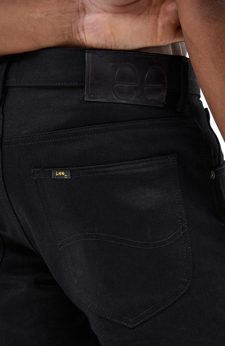 Lee 101 Z Regular Straight Leg Jeans, Alternate, color, Dry Black