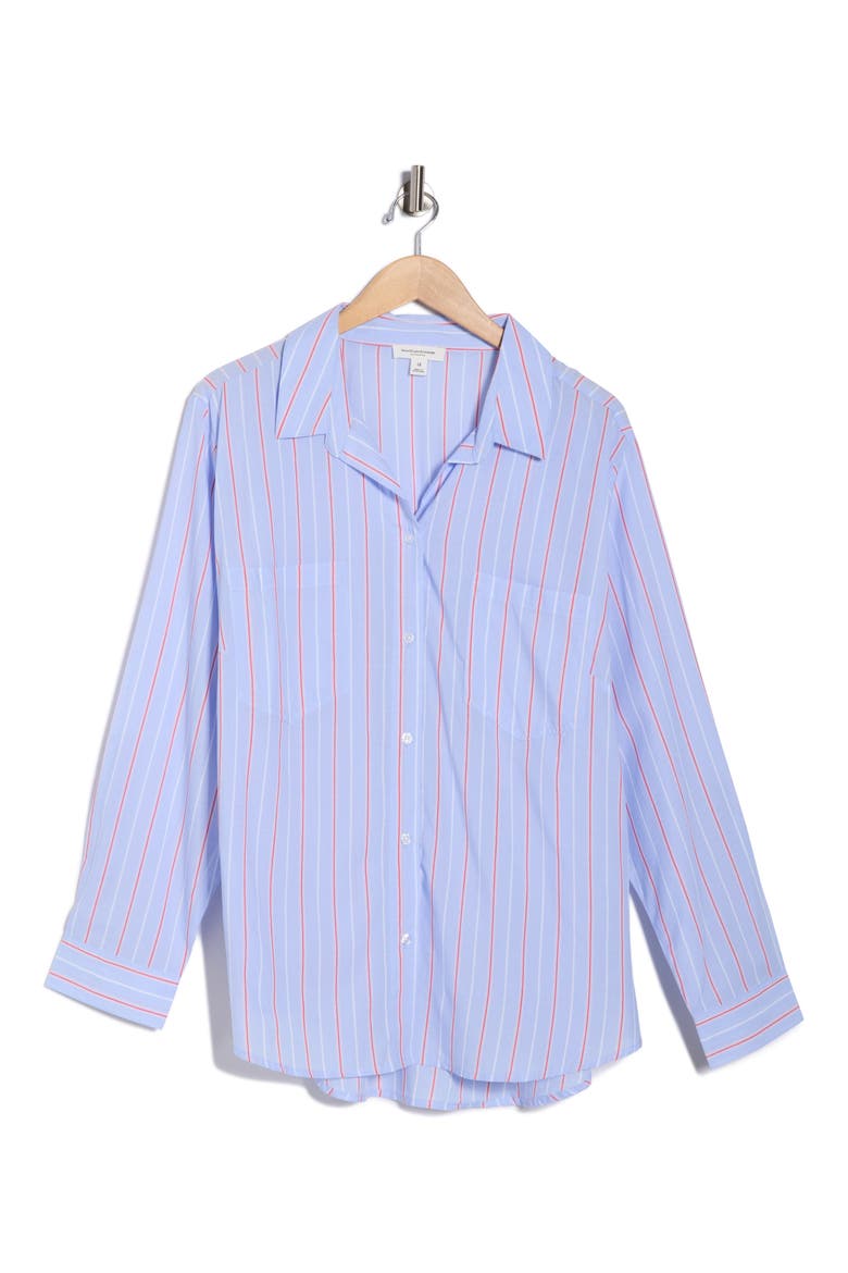 Angel Popover Shirt, Alternate, color, MISTY COVE
