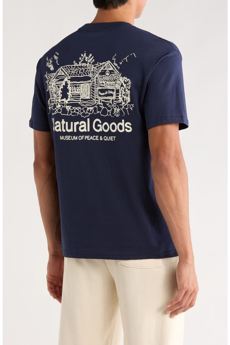 Natural Goods Graphic T-Shirt, Alternate, color, NAVY