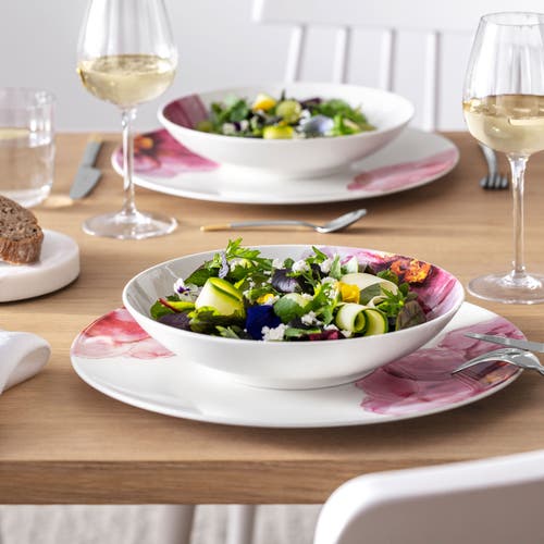 Villeroy & Boch Rose Garden Pasta Plate 24cm In Pink