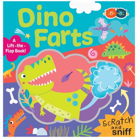 Scratch & Sniff Book, Dino Farts, Age 3+
