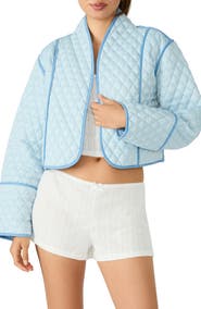 Steve Madden Adalynn Quilted Crop Jacket