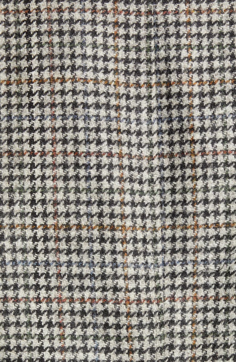 Oliver Spencer Bermondsey Houndstooth Wool Bomber Jacket, Alternate, color,
