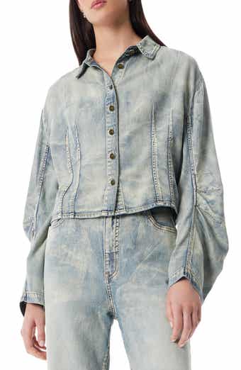 Robert Rodriguez Kelly Barrel Sleeve Denim Jacket