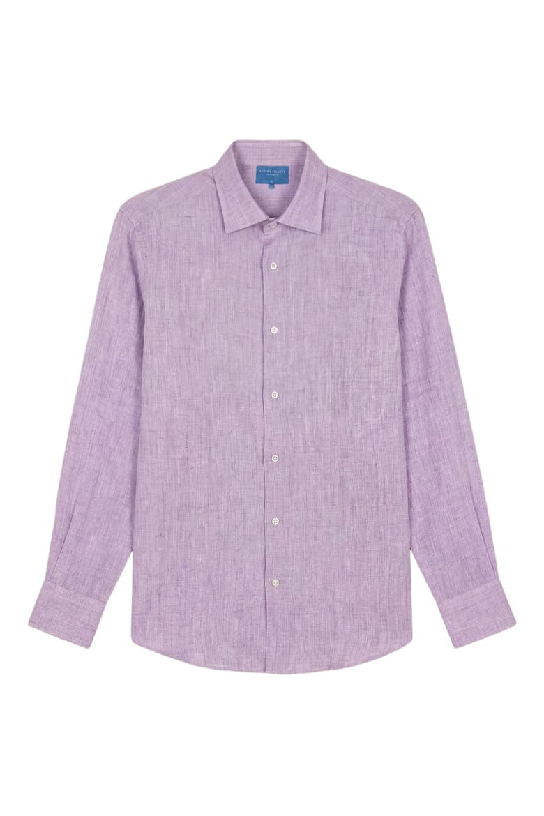 Morgan Linen Shirt, Alternate, color, Purple