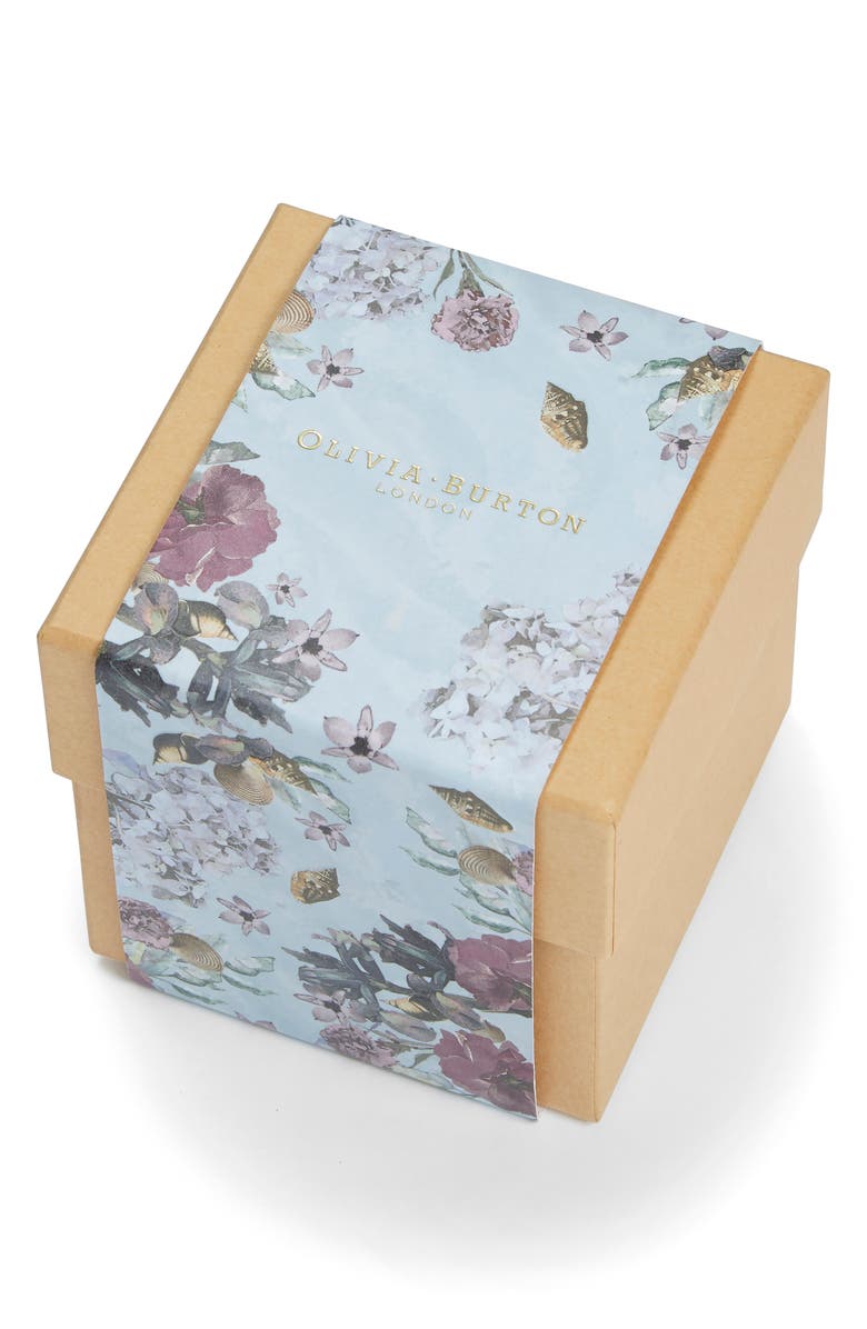 Olivia Burton Wishing Waves Shimmer Leather Strap Watch, 30mm, Alternate, color,