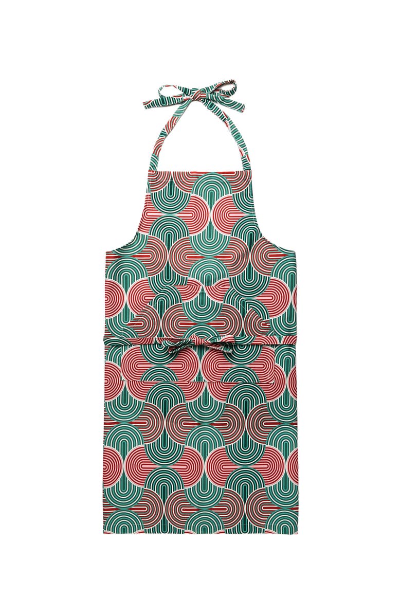 La DoubleJ Apron With Pocket Slinky Verde Green, Main, color, Slinky Verde Green