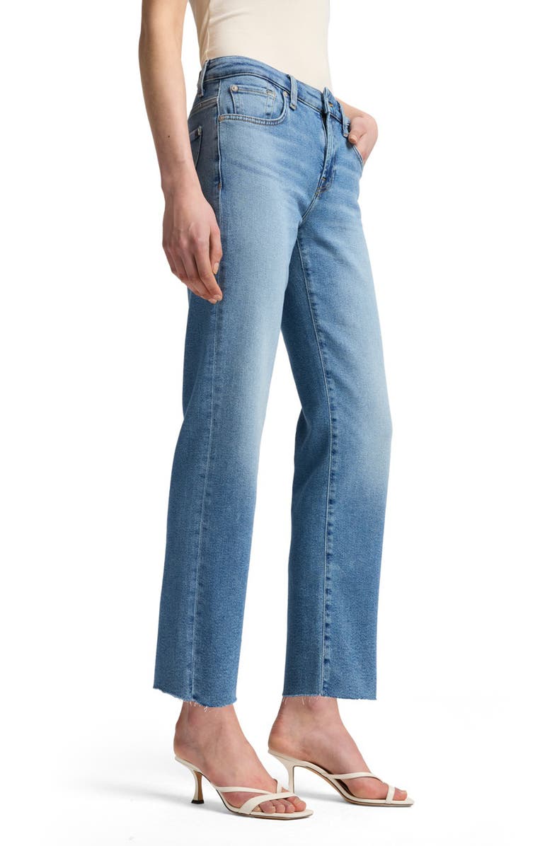 7 For All Mankind Calie Ankle Straight Leg Jeans, Alternate, color, Fancy