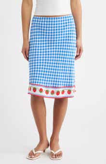 x Giadzy Grazia Print Skirt