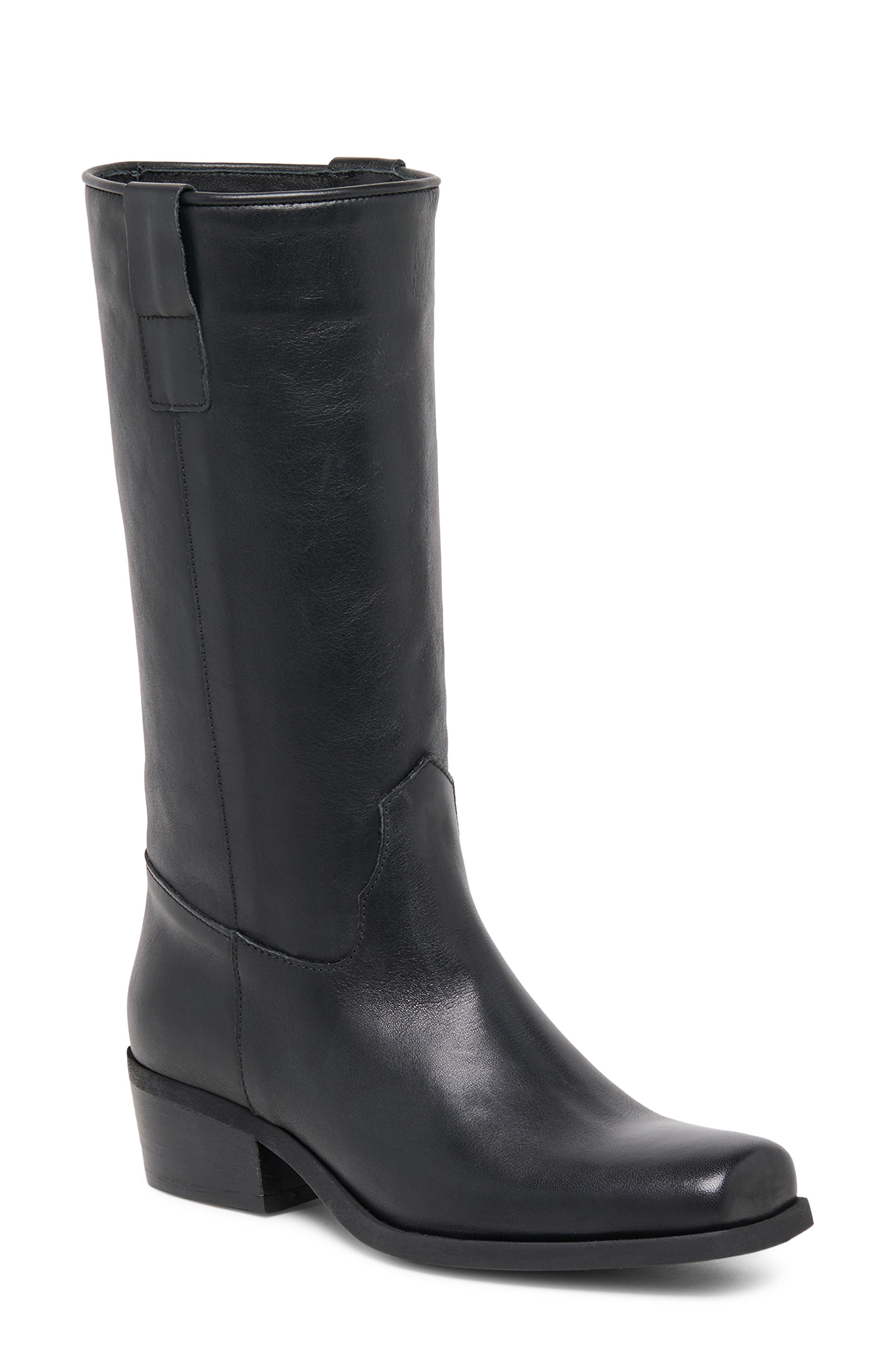 BLACK LEATHER
