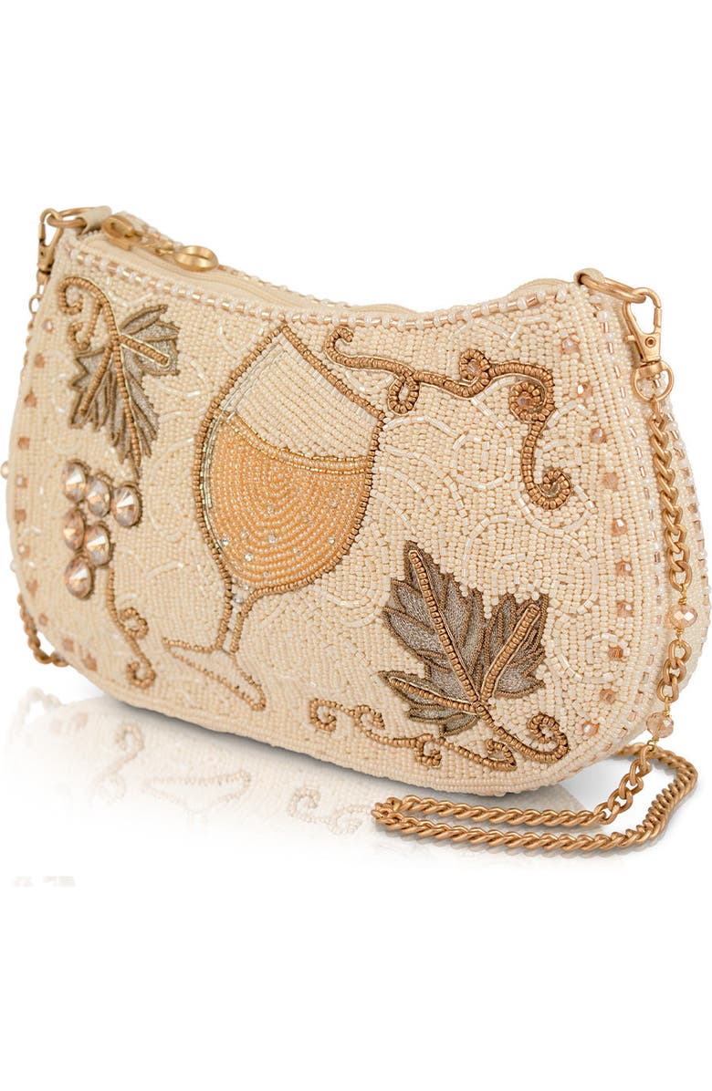 Mary Frances Accessories Grape Escape Crossbody Handbag, Alternate, color, Ivory