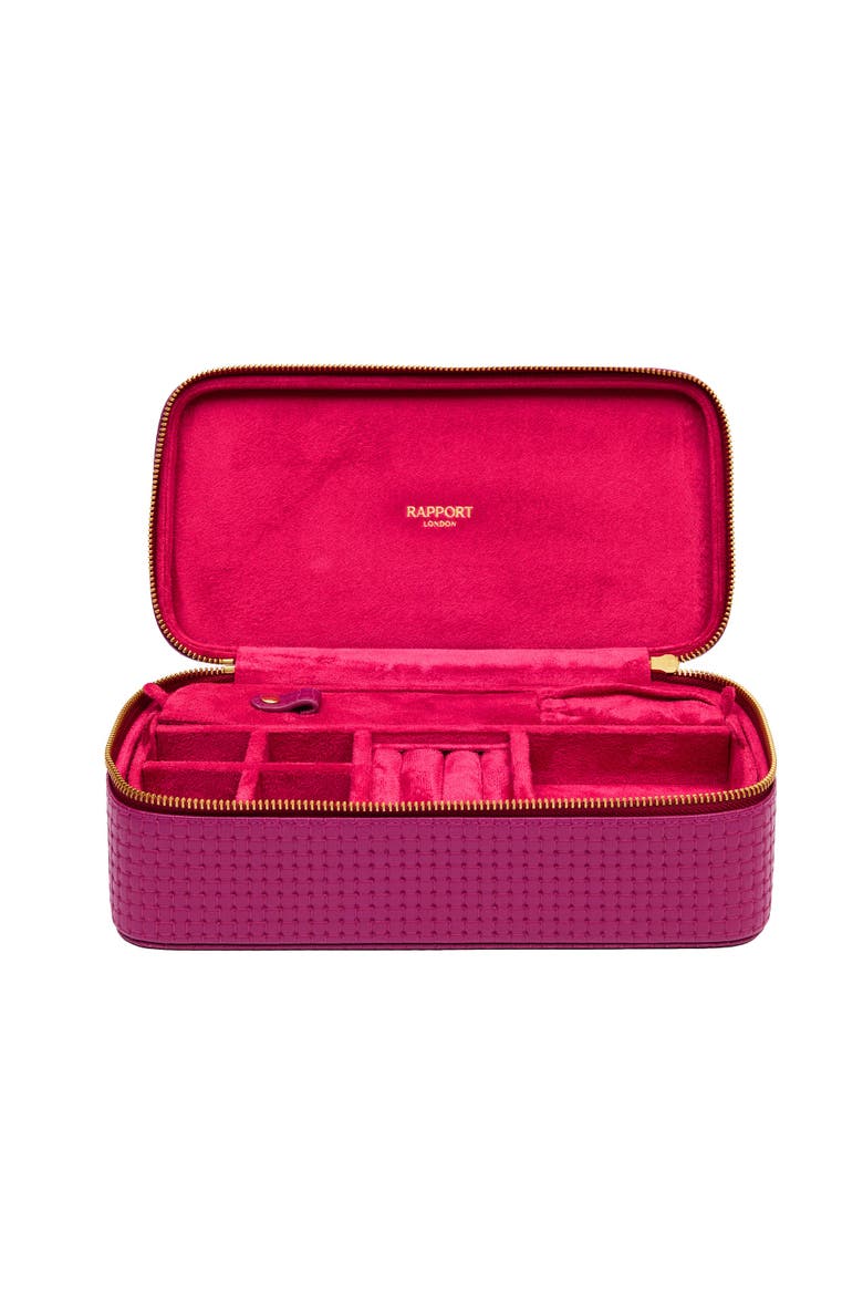 Charlotte Jewelry Case, Main, color, Pink