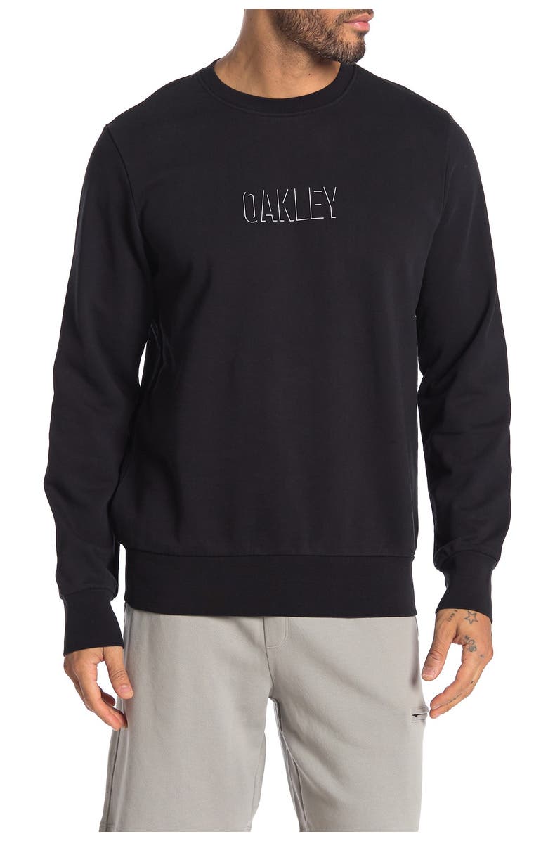 Oakley Crew Neck Front Logo Pullover, Main, color,
