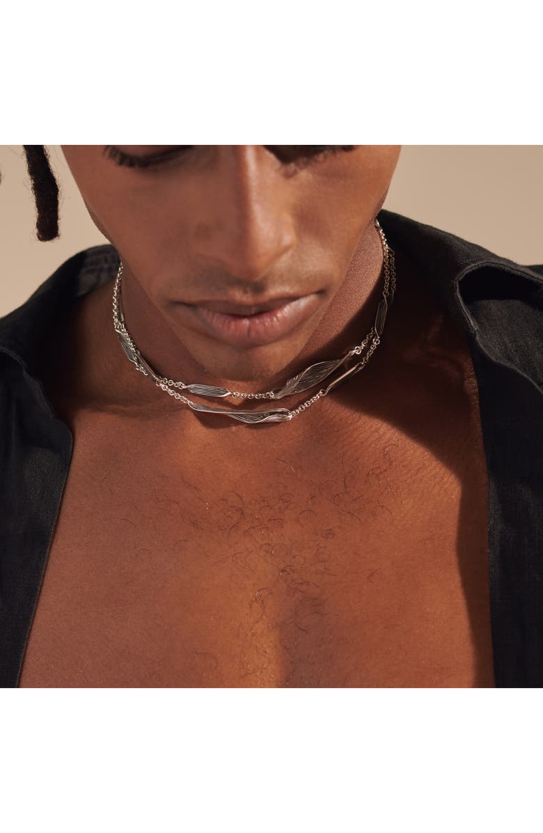 John Hardy Bamboo Woven Sautoir Necklace, Alternate, color, 