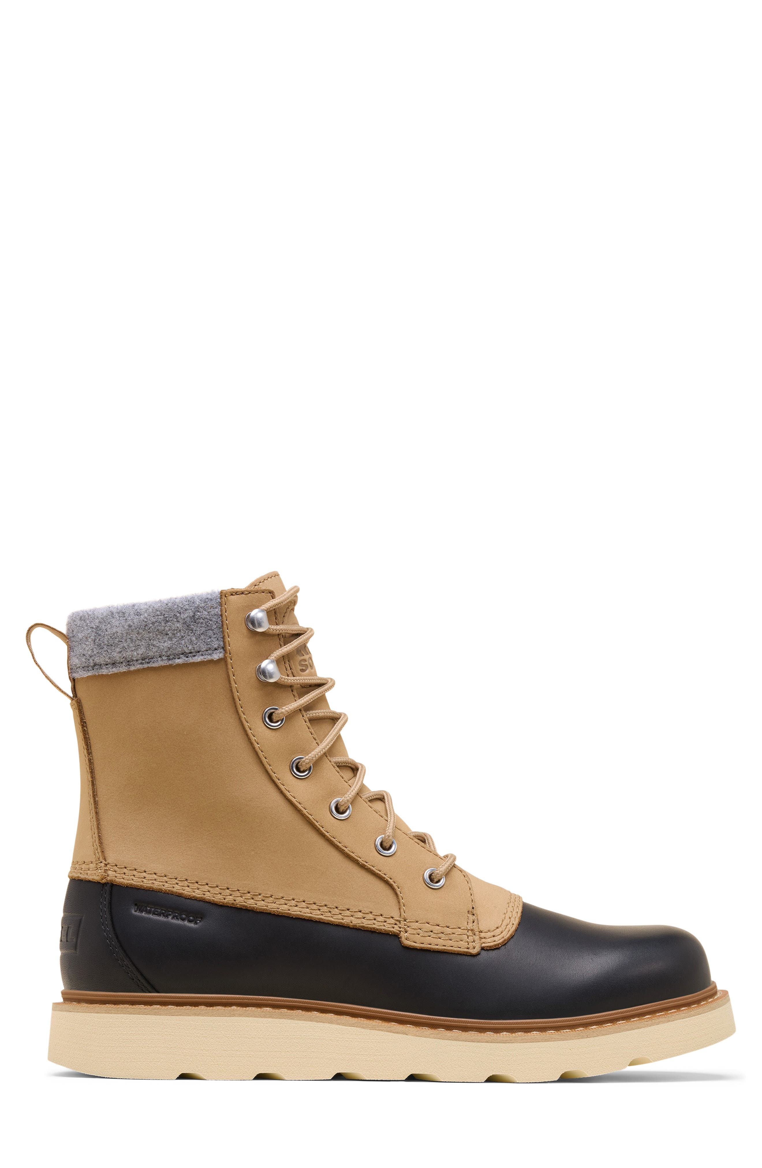 SOREL Slabtown '62<sup>™</sup> Waterproof Boot, Alternate, color, Caribou Buff/ Black