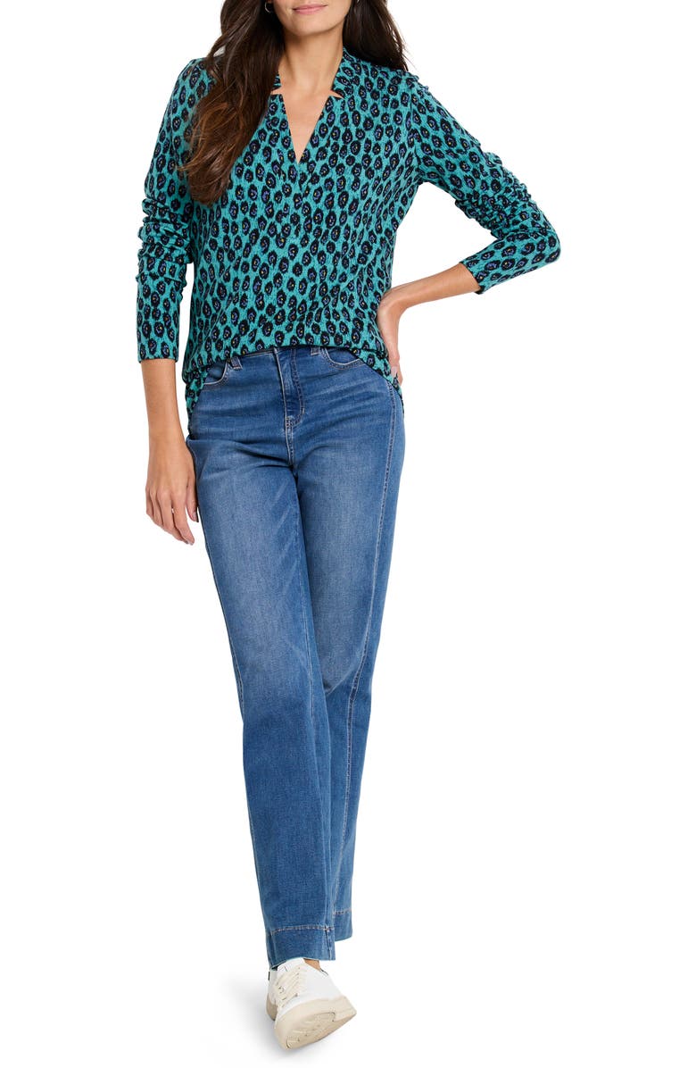 NIC+ZOE Pebble Blues Top, Alternate, color, 