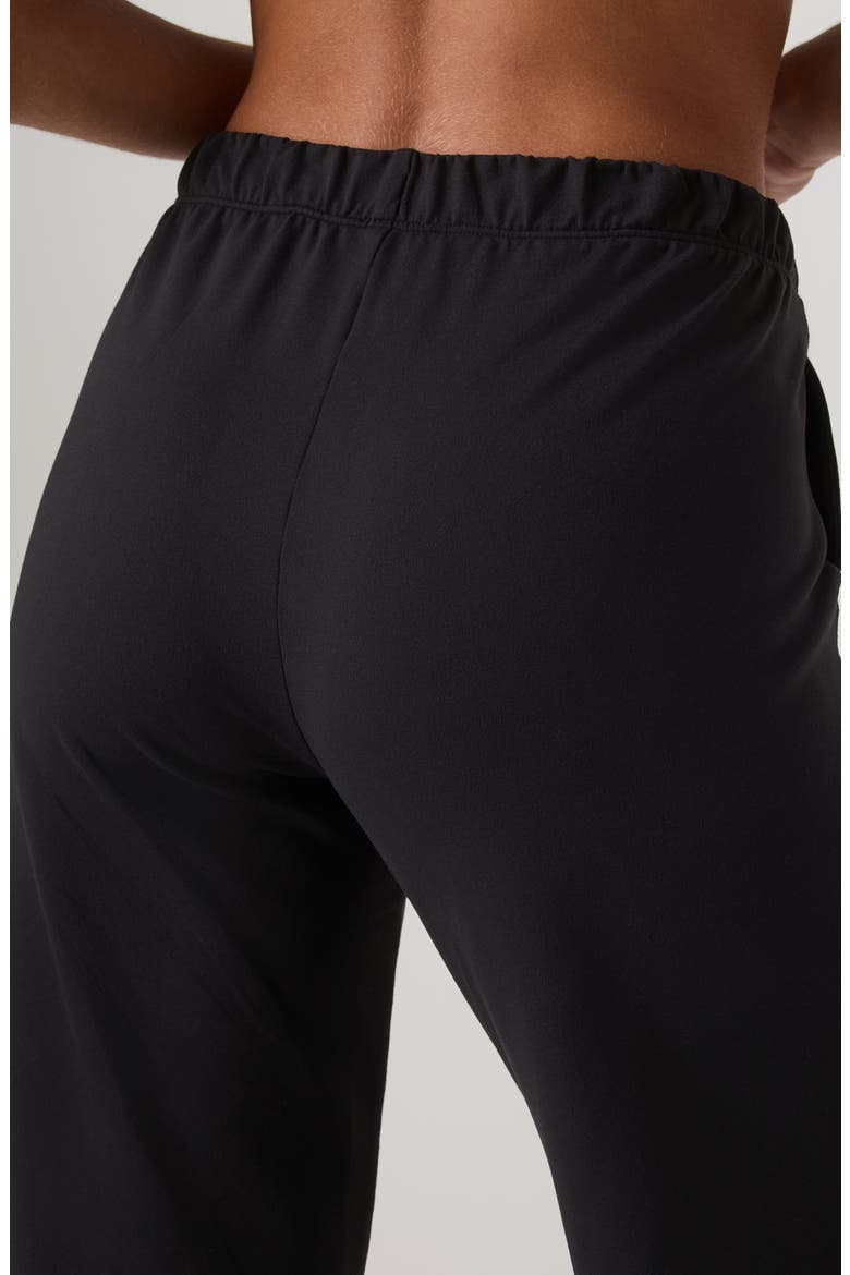Halo Modern Straight Leg Sweatpants, Alternate, color, SOLID BLACK