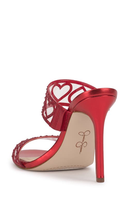 Jessica Simpson Jovara Slide Sandal In Red
