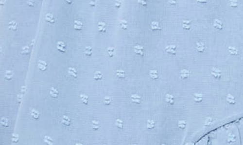 GIBSONLOOK GIBSONLOOK RUFFLES FOR DAYS CLIP DOT CHIFFON MINIDRESS 