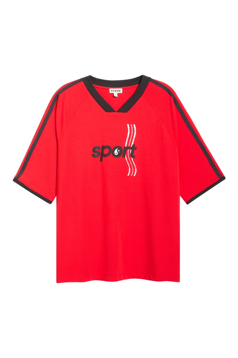 Axis Jersey Graphic Top, Main, color, CARDINAL