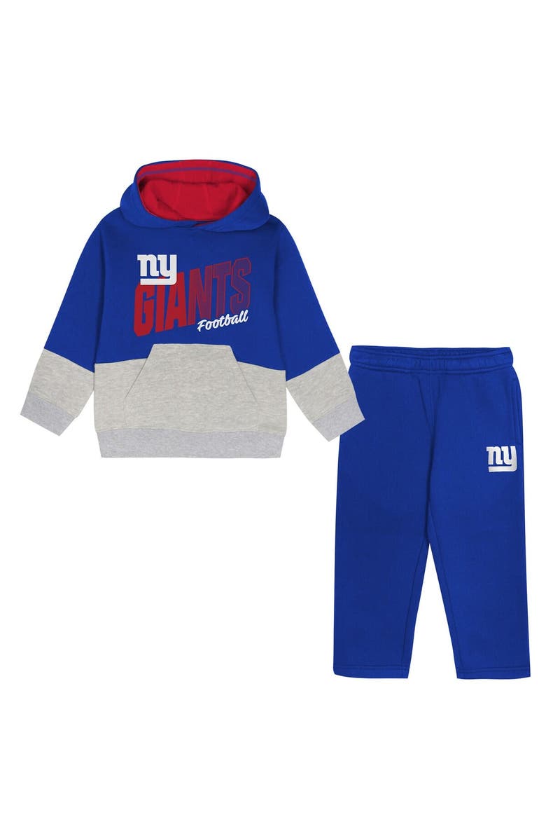 Outerstuff Toddler Outerstuff Royal New York Giants Lineman Fleece Hoodie
Pants Set, Main, color, Royal
