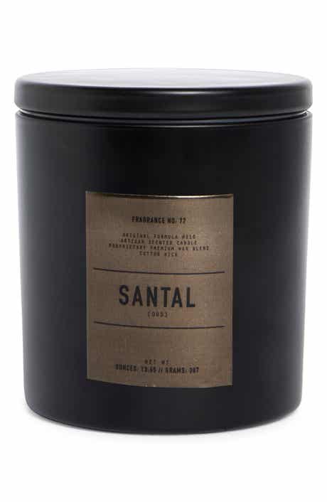 PORTOFINO CANDLES Santal Oud Black Jar Candle