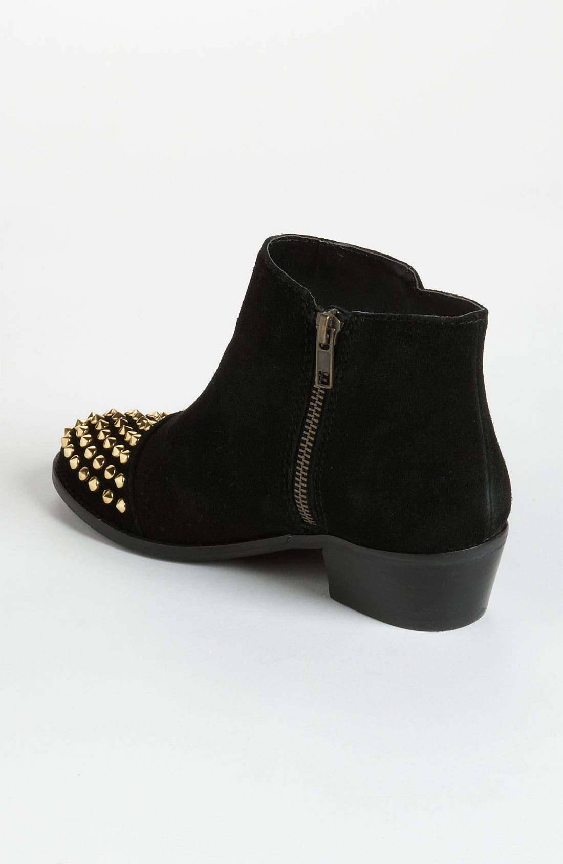 'Praque' Bootie, Alternate, color, BLACK SUEDE