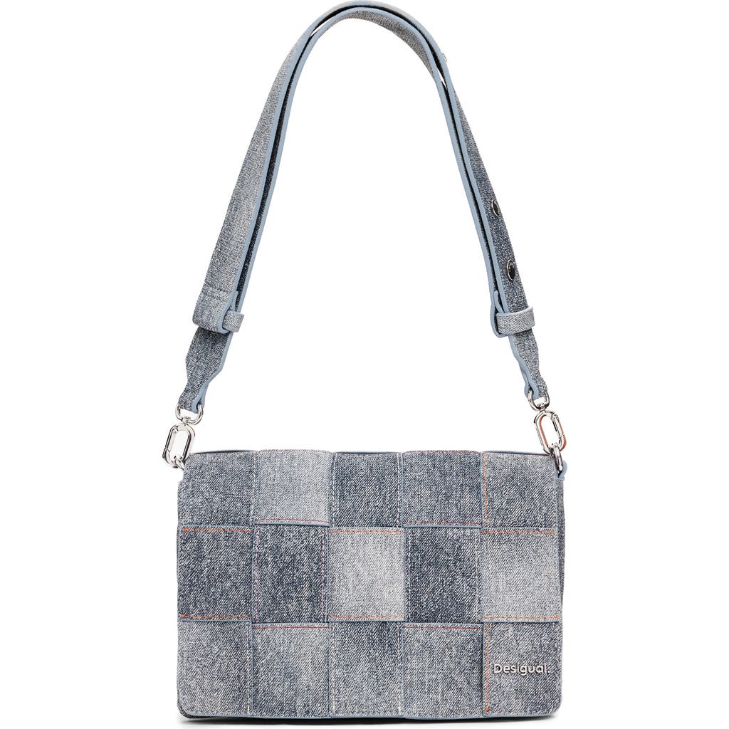 Desigual Woven Denim Crossbody Bag