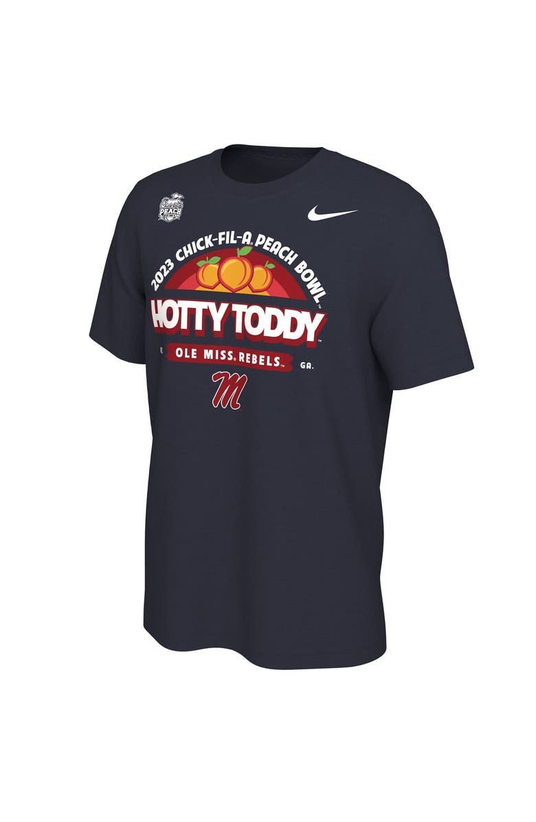 Nike Men's Nike  Navy Ole Miss Rebels 2023 Peach Bowl Mantra T-Shirt, Alternate, color, 