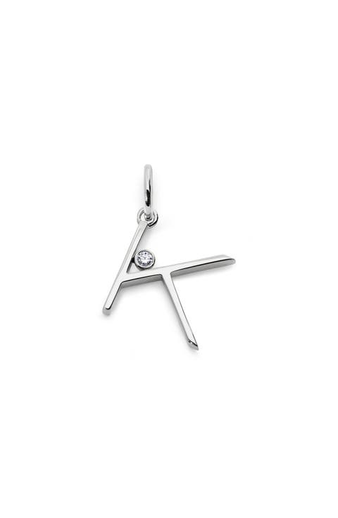 Lab Grown Diamond Initial Pendant