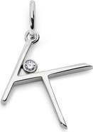 Monica Vinader Lab Grown Diamond Initial Pendant