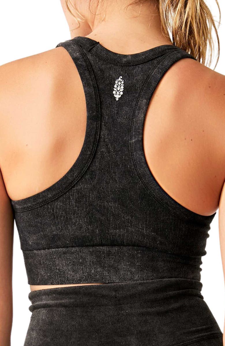 Free People FP Movement Go To Sports Bra, Alternate, color, Black