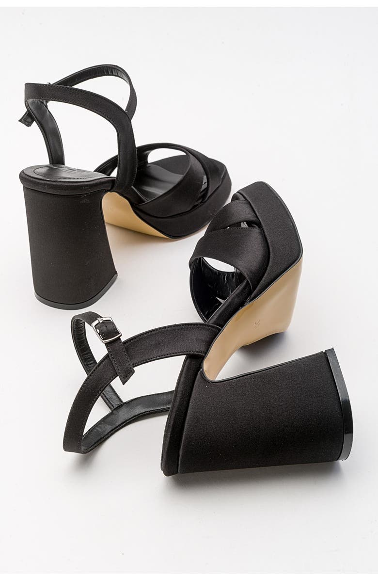 Forever & Always Shoes Yvonne Platform Sandals, Alternate, color, Black