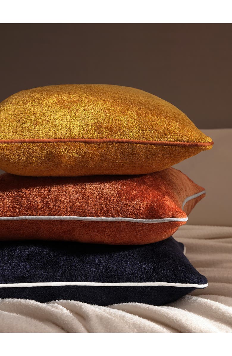 Sunday Citizen Cloud Silque Throw Pillow with Piping, Alternate, color, 