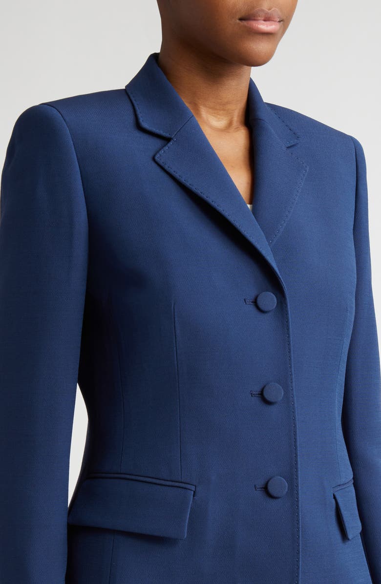 Lafayette 148 New York Academy Wool & Silk Crepe Blazer, Alternate, color, 