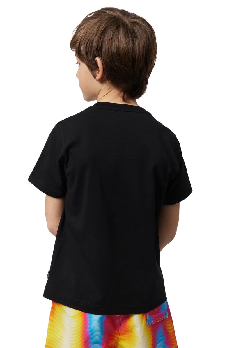 Psycho Bunny Kids
 Gel Print Graphic T-Shirt, Alternate, color, Black