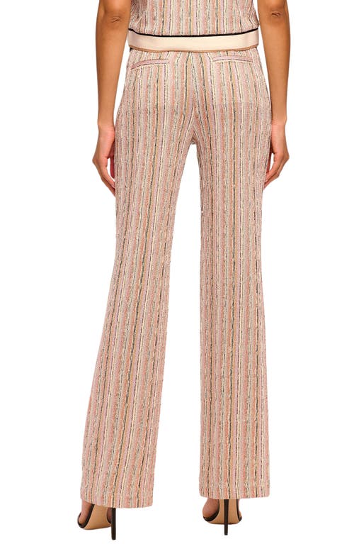 RAMY BROOK RAMY BROOK KYLA SEQUIN STRIPE STRAIGHT LEG PANTS 