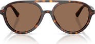 Jimmy Choo 55mm Pilot Sunglasses