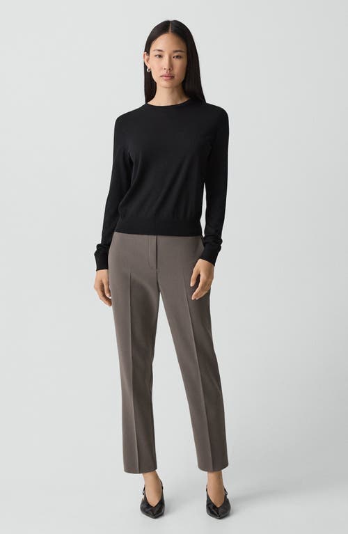 Theory Treeca Pull-on Trousers In Gray