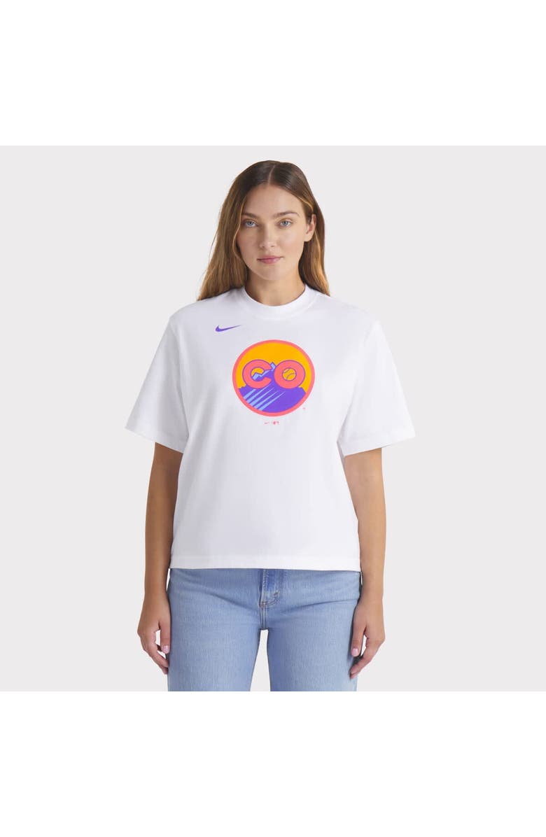Nike Men's Nike  White Colorado Rockies 2025 City Connect Logo T-Shirt, Alternate, color, White