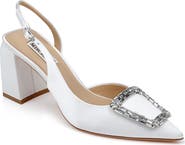 Badgley Mischka Collection Adaline Slingback Pointed Toe Pump