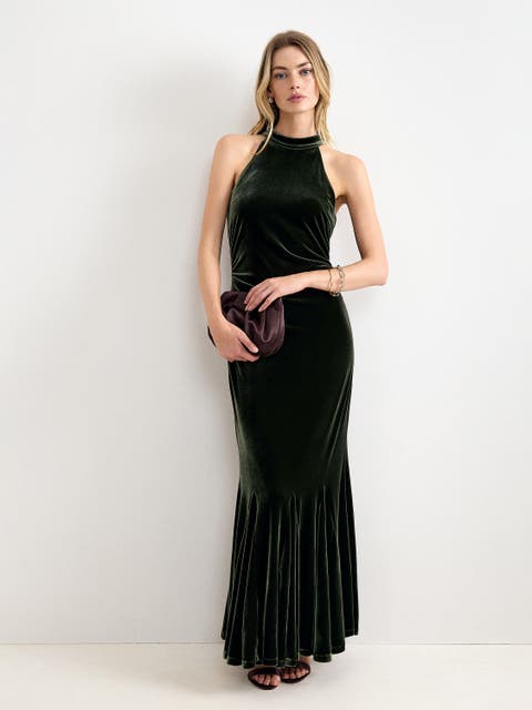 Theodora Velvet Maxi Dress