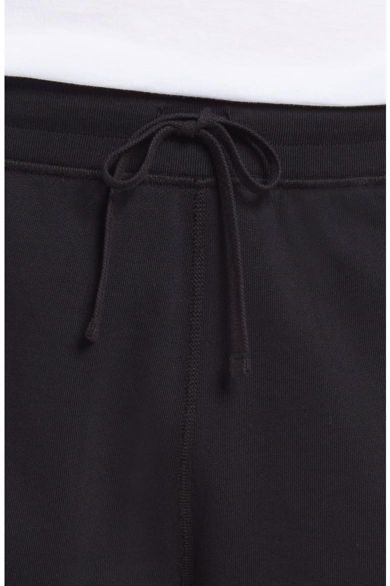 6-Inch Lightweight Terry Shorts, Alternate, color, BLACK