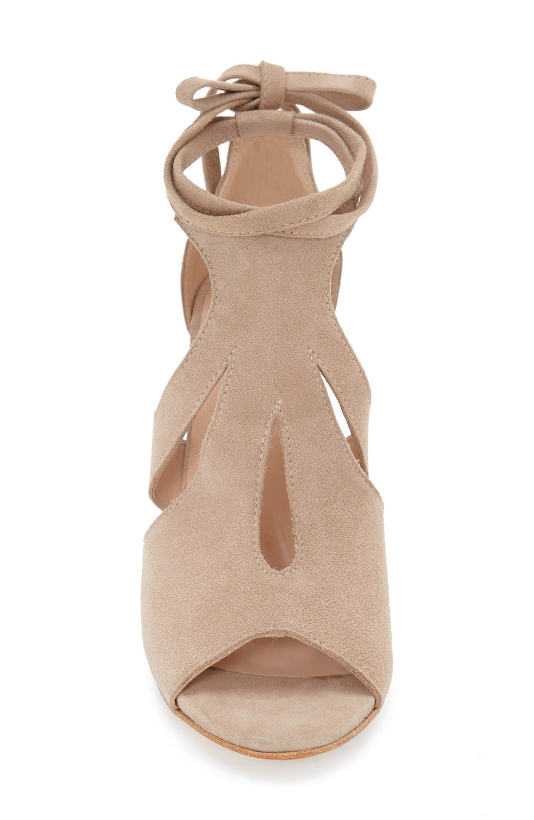 Steve Madden 'Sashy' Wraparound Ankle Tie Sandal, Alternate, color, 